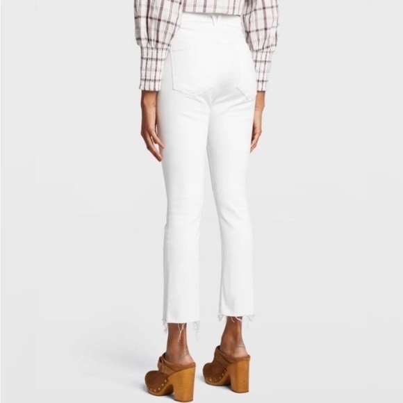 Veronica Beard Carly NWT Kick Flare White Denim Jeans Size 30 - Picture 6 of 11